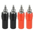 thumbnail image 4 of 2 Pairs Binding Post Terminal, M4 Thread Power Amplifier Speaker Connector Banana Plug Jack Socket 1.7-inch Length, 4 of 4