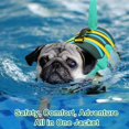 thumbnail image 2 of Chaleco salvavidas para perros Fragralley Shark Fin de Nylon de alta flotabilidad, 2 of 8