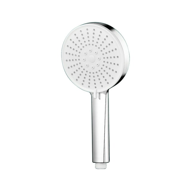 Silver High Pressure Handheld Showerhead 5 Spray Modes Abs Plastic Shower Head With Strong Water Flow For Low Pressure Systems Easy Installation For Bathroom Shower Stall Kids Elderly Fami
