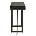 thumbnail image 2 of Weston Home Nadian Wood and Black Metal Two Drawers Sofa Table, Black, 2 of 11