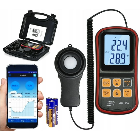 GM1030 split digital light meter light meter probe light meter bluetooth