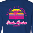 thumbnail image 4 of Inktastic Summer Enjoy the Sunshine Santa Monica California in Pink Long Sleeve Youth T-Shirt, 4 of 5