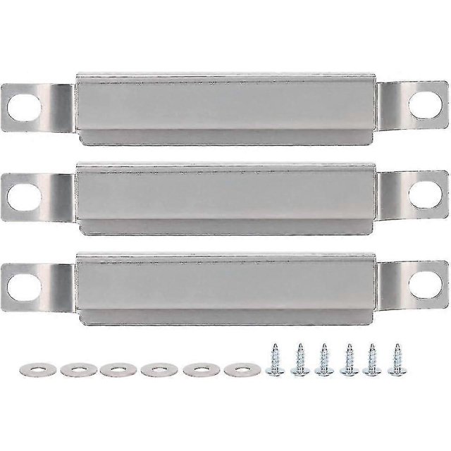 Pack of 3 Gas Grill Crossover Pipes Replacement Stainless Steel Grilling Accessories for Charbroil Power 463673517