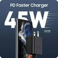 thumbnail image 5 of 45W USB C Charger Super Fast Charger Type C, Android Phone Fast Charging Wall Charger with 6FT Cord Compatible with Samsung Note 10+/20, Galaxy S26/S25/S24/S23/S22/S21/S20 Ultra, 5 of 7