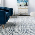 thumbnail image 3 of nuLOOM Rosanne Geometric Area Rug, 8' x 10' Oval, Blue, 3 of 4