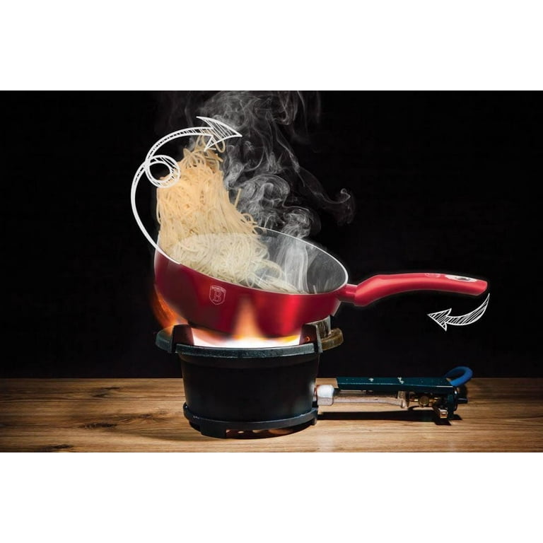 Blaumann Gourmet 12Pc Cookware Set Stainless Steel Induction Pots & Frying  Pan