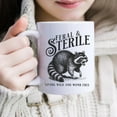 thumbnail image 2 of Funny Feral and Sterile Mug, Post Hysterectomy, Bilateral Salpinectomy Ceramic Mug 15oz, 2 of 4