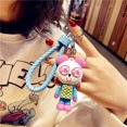 thumbnail image 3 of Llavero con gafas para mujer, muñeco bonito, llavero con forma de payaso divertido para Navidad y Año Nuevo, colgante para bolso, llavero para parque de atracciones, regalo fino, 3 of 5