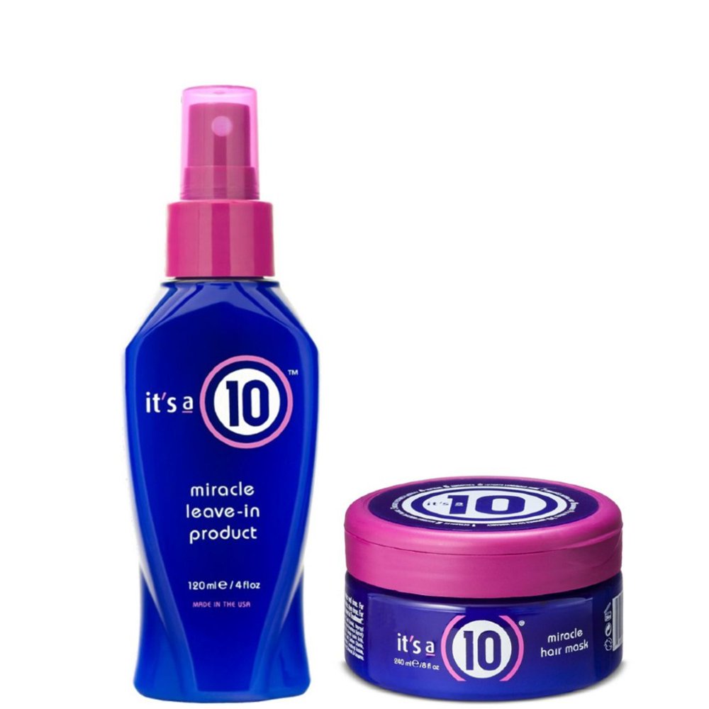 It's a 10 LeaveIn Product 4 oz and Miracle Hair Mask 8oz DUO Walmart