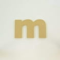 thumbnail image 2 of Package of 1, 18 Inch X 3/4" Thickness MDF Letter m in The Arial Font, Thick, Lower Case for Art & Craft Project, Made in USA, 2 of 3
