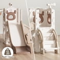 thumbnail image 7 of 7 In1 Elk Toddler Slide, Kids Indoor Slide For Toddlers ,baby Slide For Indoor Outdoor With Basketball Hoop And Telescope, L Shaped Slide For Kids Toddler Slide Playset, 7 of 7