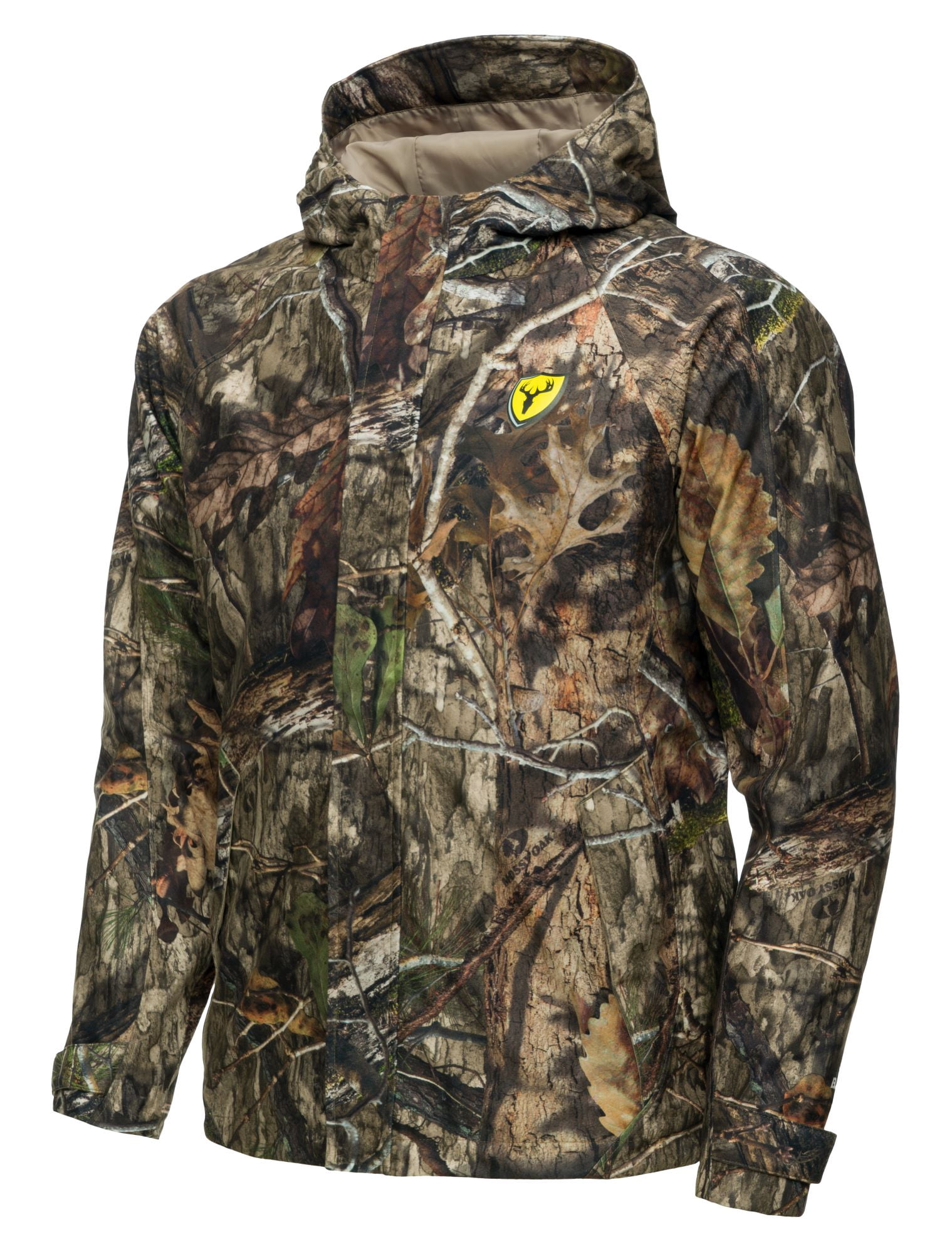 Blocker Outdoors Drencher Lightweight Breathable Waterproof Camo Rain Jacket for Men (Mossy Oak Country DNA, 3X-Large)