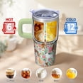 thumbnail image 6 of 20OZ Dog Lover Office Tumbler with Handle Straw and Lid Paw Print Coffee Mug for Women Friends Perfect Holiday Birthday Gifts Portable and Lightweight, 6 of 6