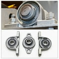 thumbnail image 6 of 2pcs KP005 Pillow Block Bearings 25mm Bore Bearing Units Zinc Alloy Flange Mounted Bearing Housing, P6(ABEC3), 6 of 6