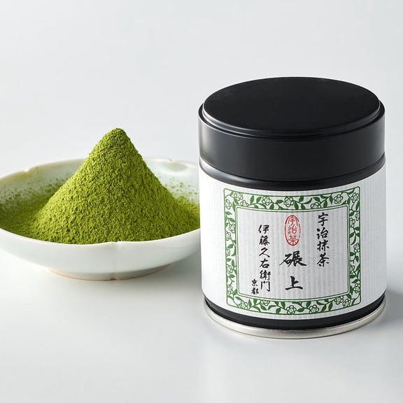 ITOHKYUEMON Kyoto Uji First-Harvest Ceremonial Grade Matcha Green Tea Powder – Authentic Japanese Uji, Japan (20 g / 0.7 oz) – Tenjo 20 (Grade 3)