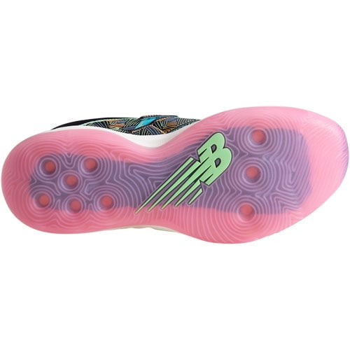 New Balance Unisex Fuelcell Lindor 2 Baseball Turf Shoe Black/Pink