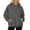 j95-Dark Gray, variant on LIIPEE Casual Solid Color Hoodies For Women Long Sleeve Hooded Sweatshirts Ladies Autumn Winter Comfortable Daily Pullover With Pockets,XXXL