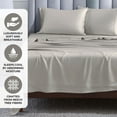 thumbnail image 3 of BNM Modal From Beechwood Pillowcases (Set of 2), Standard, Gray, 3 of 9
