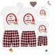 thumbnail image 2 of Pijamas familiares navideños a juego, muñeco de nieve, Let It Snow, conjunto de Pijamas cortos, 2023, 2 of 3