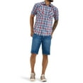 thumbnail image 3 of Wrangler® Men's Premium Short Sleeve Plaid Shirt, Sizes S-2XL, 3 of 5