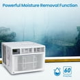 thumbnail image 2 of EastVita 12000 BTU Air Conditioner 12000 BTU Turbo Fast Cooling AC Unit Remote/App Control,Flexible Window Opening(T Design Install Kit),24H Timer, Washable Filter, 2 of 7