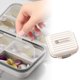 thumbnail image 2 of Mini caja portátil Organizador diario portátil Estuche dispensador de almacenamiento para viajes Estuche organizador de viaje para bolsillo o bolso (7,2 cm x 7,8 cm x 3,5 cm), 2 of 6