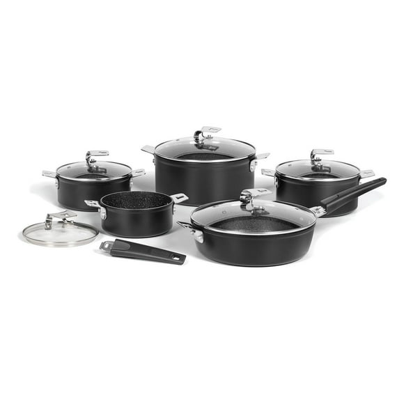 Starfrit The Rock 12-piece Space-saving Cookware Set