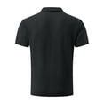 thumbnail image 6 of Men's Summer Ice Silk Mesh Polo Shirt, Quick Dry Breathable Short Sleeve Golf T-Shirt, Casual Slim Fit Lightweight Athletic Top for Daily Work Outdoor Sports,Dark Gray XXXXL, 6 of 6