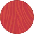 thumbnail image 1 of Ahgly Company Indoor Round Patterned Red Area Rugs, 5' Round, 1 of 6