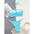 thumbnail image 5 of Halter Neck Chain Detail Two-Piece Bikini Set, 5 of 6