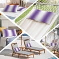 thumbnail image 5 of Purple White Ombre Throw Pillow Cover, Pillowcase Protectors with Zipper, Breathable Decorative Lumbar Pillow Case Cover, Modern Abstract Art Farmhouse Gradient Pillow Shams for Couch Sofa 12x20Inch, 5 of 8