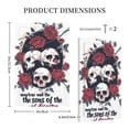 thumbnail image 5 of Zufioo Gothic Skulls And Roses Print Switch Wall Plate, Dustproof and Heat-resistant Decorative Wall Switch Cover, Suitable for Residential and Commercial Areas-Mid-size, 5 of 8