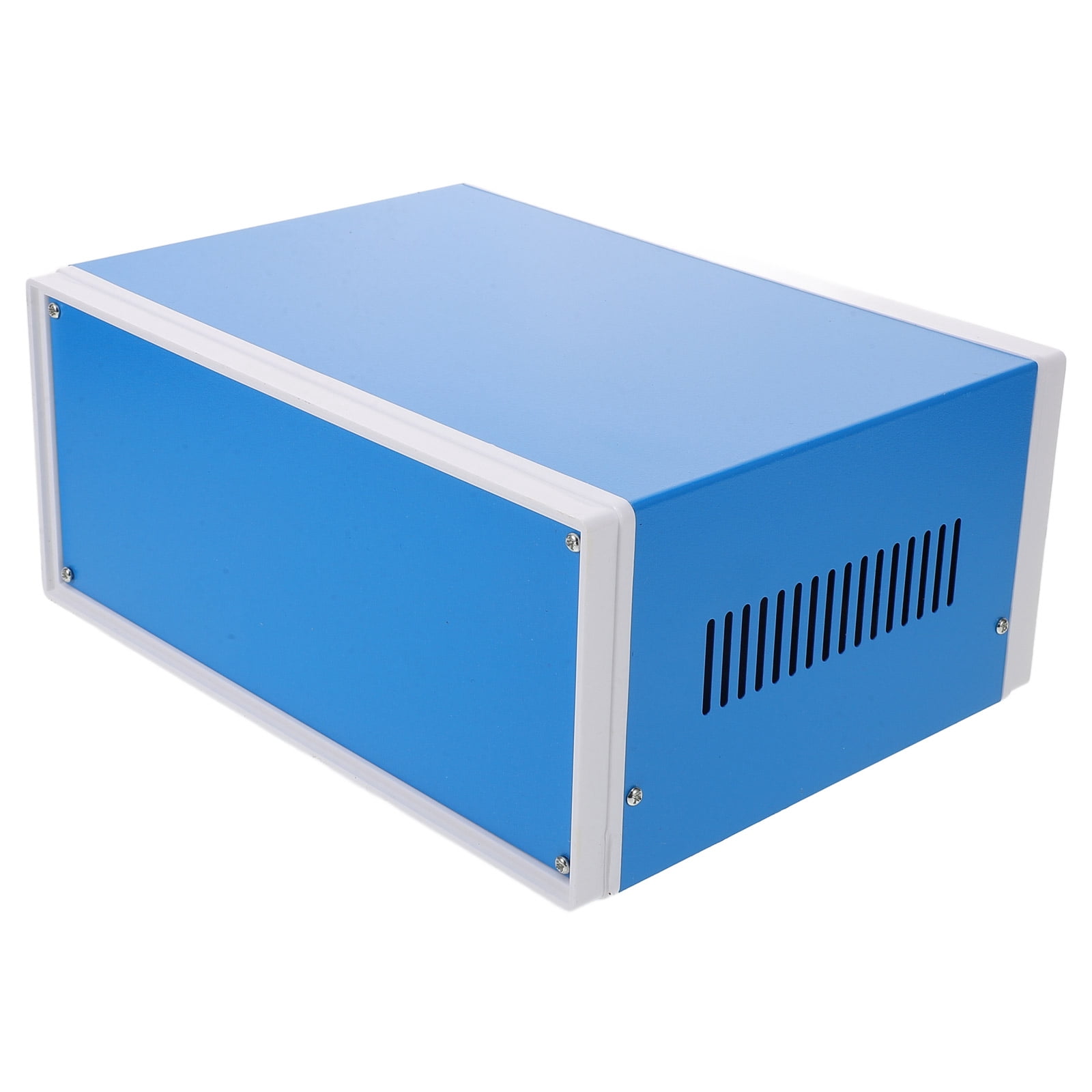 Soimiss Durable Blue Metal Enclosure Project Box for Electrical Devices with Screws