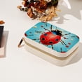 thumbnail image 7 of Ladybird Velvet Necklace Holder: Portable Travel Organizer Box with Removable Compartment - Great Gift for Any Occasion, 7 of 7