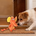thumbnail image 5 of Sunset Pup Orange Elephant Snuffle Plush Squeaky Dog Toy with Crinkle Sound | Treat Dispensing | Chew-Resistant Toy for Puppy Teething & Tug of War | for Light & Moderate Chewers | Interactive Play!, 5 of 7