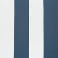 thumbnail image 5 of Sun Zero Valencia Cabana Stripe Indoor/Outdoor Uv Protectant Room Darkening Grommet Curtain Panel, 54"X108", Indigo, 54"X108", Indigo/Stripe, 5 of 7