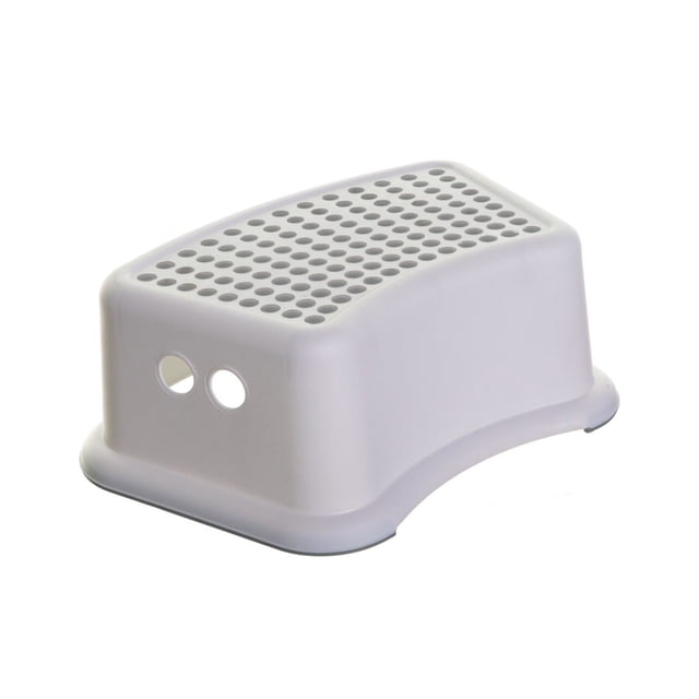 Banco Taburete Gris Dreambaby 1 escalón, ideal para baño, cocina, soporta hasta 80 kg.