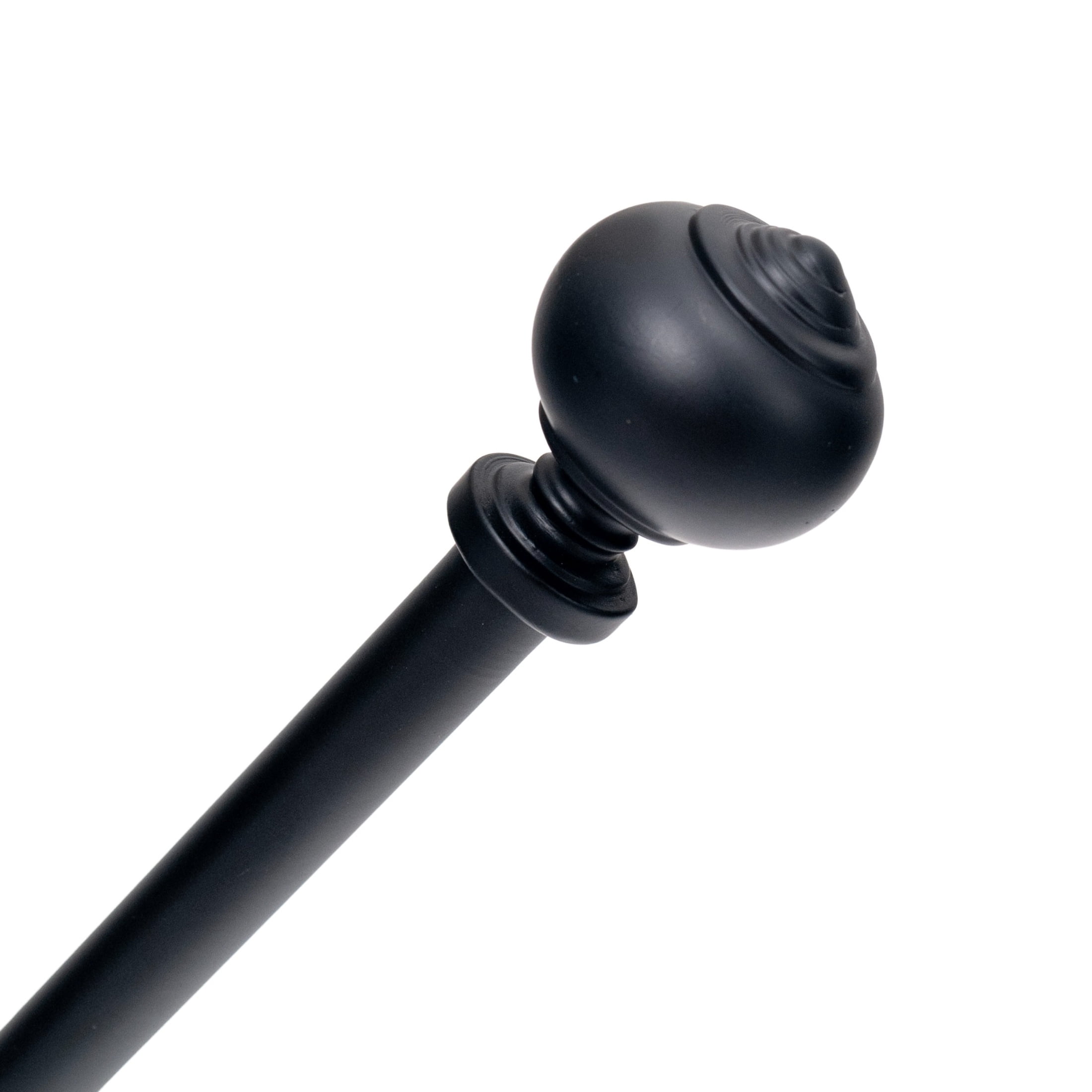 Dwell Studio, Cutomizable Café Rods, 1/2" Iron Material, 8 inch-48 inch Kit, Matte Black