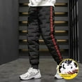 thumbnail image 3 of Thickened Lamb Fleece Sweatpants Men‘s Winter Outdoor Windproof Cold-proof Fleece-lined Pants Large Size Warm-keeping Waterproof Down Cotton Pants, 3 of 6