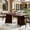 Brown, variant on Dining Table for 6-8 People - 63" Modern Long Kitchen Table with Large Tabletop & Heavy Duty Pedestal Legs, Dinner Table for Kitchen, Conference Room