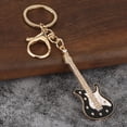 thumbnail image 2 of Llavero mini guitarra eléctrica de aleación de zinc, 2,7 x 7,2 cm, 2 of 2