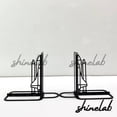 thumbnail image 2 of Shinelab Space Shuttle Metal Bookends Custom Astronauts Lover Name Bookend Gift, Spacecraft Desk Bookshelf Decor 7223, 2 of 3