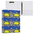 thumbnail image 3 of Duck and Water Pattern 12.4x10.6in PVC Round Ring Binder, D-Ring 3-Hole, Metal Clip, 200 Sheets, 3 of 10