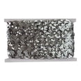 thumbnail image 3 of Belagio 5/8" Wide x 25 Yards, Zig Zag Silver Sequin Trim, 1 Bolt, 3 of 3