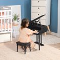 thumbnail image 2 of HOMCOM Modern Kids Piano, 30 Keys, Set of 2, Mini Toy for Child, Black, 2 of 10