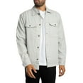 thumbnail image 2 of Jack & Jones Perfect Melange Overshirt, Grey, 2 of 7