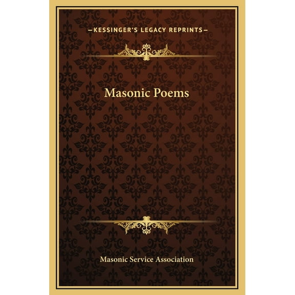 Masonic Poems (Hardcover)