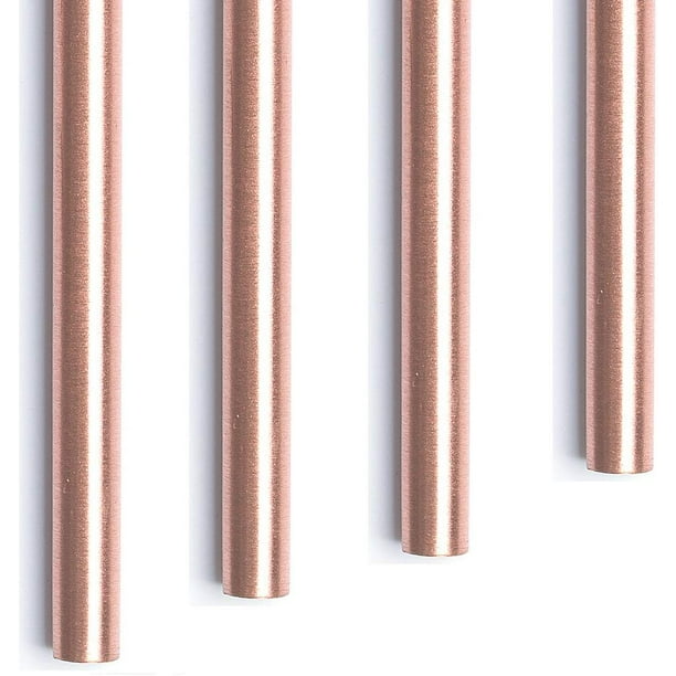 Copper straws 100 copper drinking straws set of 4 standard size 6.