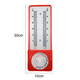 thumbnail image 2 of Medidor de humedad y sequedad 272-A termómetro de columna de agua roja TAL-2 para invernadero termómetro de bulbo seco y húmedo para colgar, 2 of 5