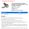 thumbnail image 2 of Power Steering Pressure Line Hose Assembly - Compatible with 2007 - 2010 Ford Edge 3.5L V6 GAS 2008 2009, 2 of 2